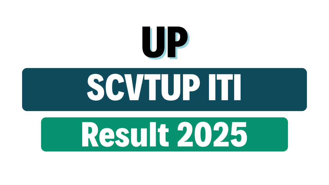 UP SCVTUP ITI Admissions